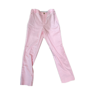 NEW LILLY PULITZER LIGHT PINK PANTS WITH GOLD DETAILS